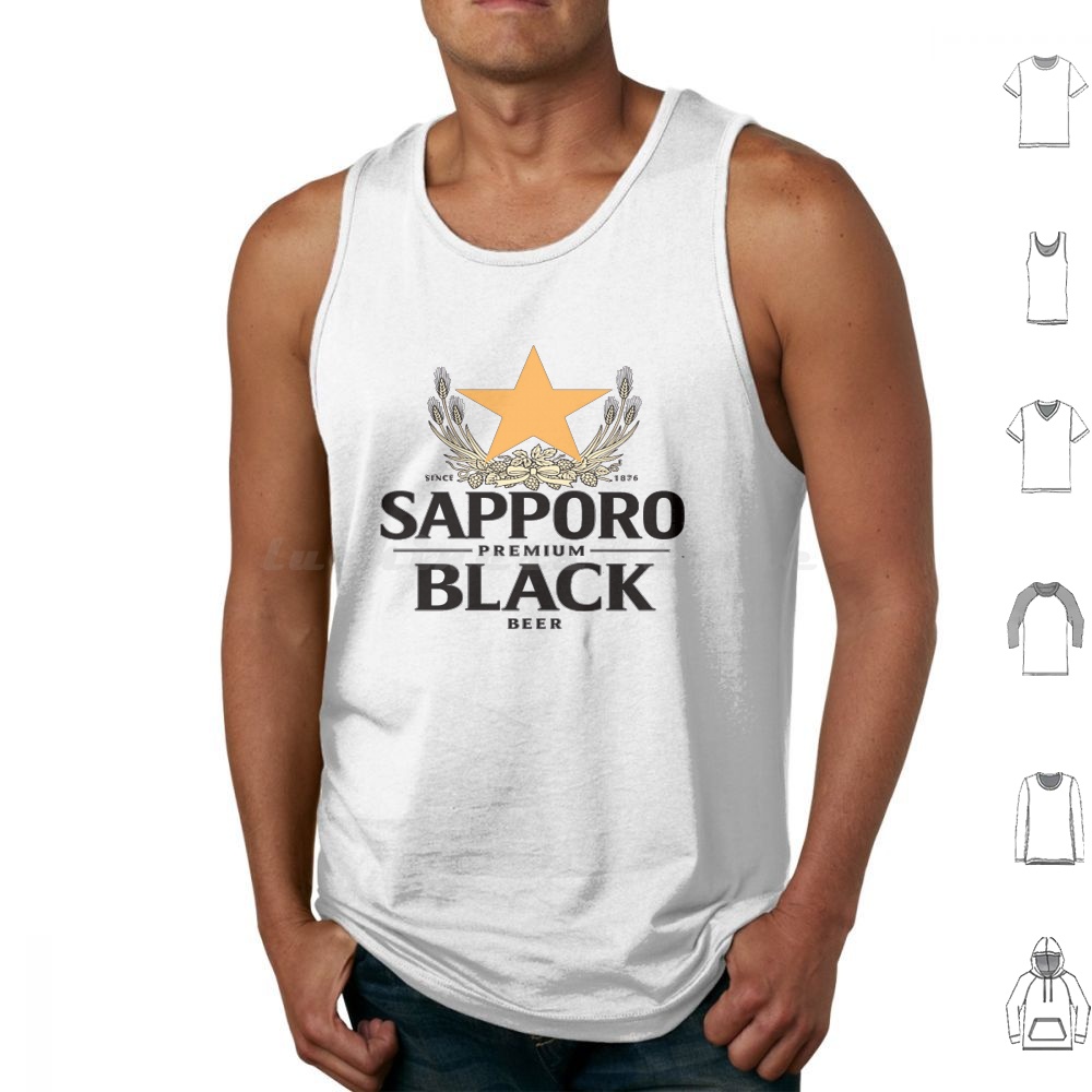 Wine Beer Best - サッポロモルトタンクトップス ベスト ノースリーブ 酔っ払いビール ワイン醸造 ラムカクテル
