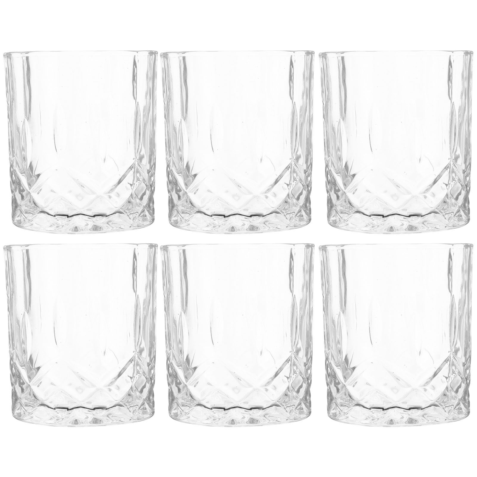 Wine In Beer Glass - 6個入りウイスキーグラスセット ユニークで洗練されたショートグラス 300ml ウイスキー、ビール、ドリンク、カクテルパーティー用グラスウェア ワイングラスセット