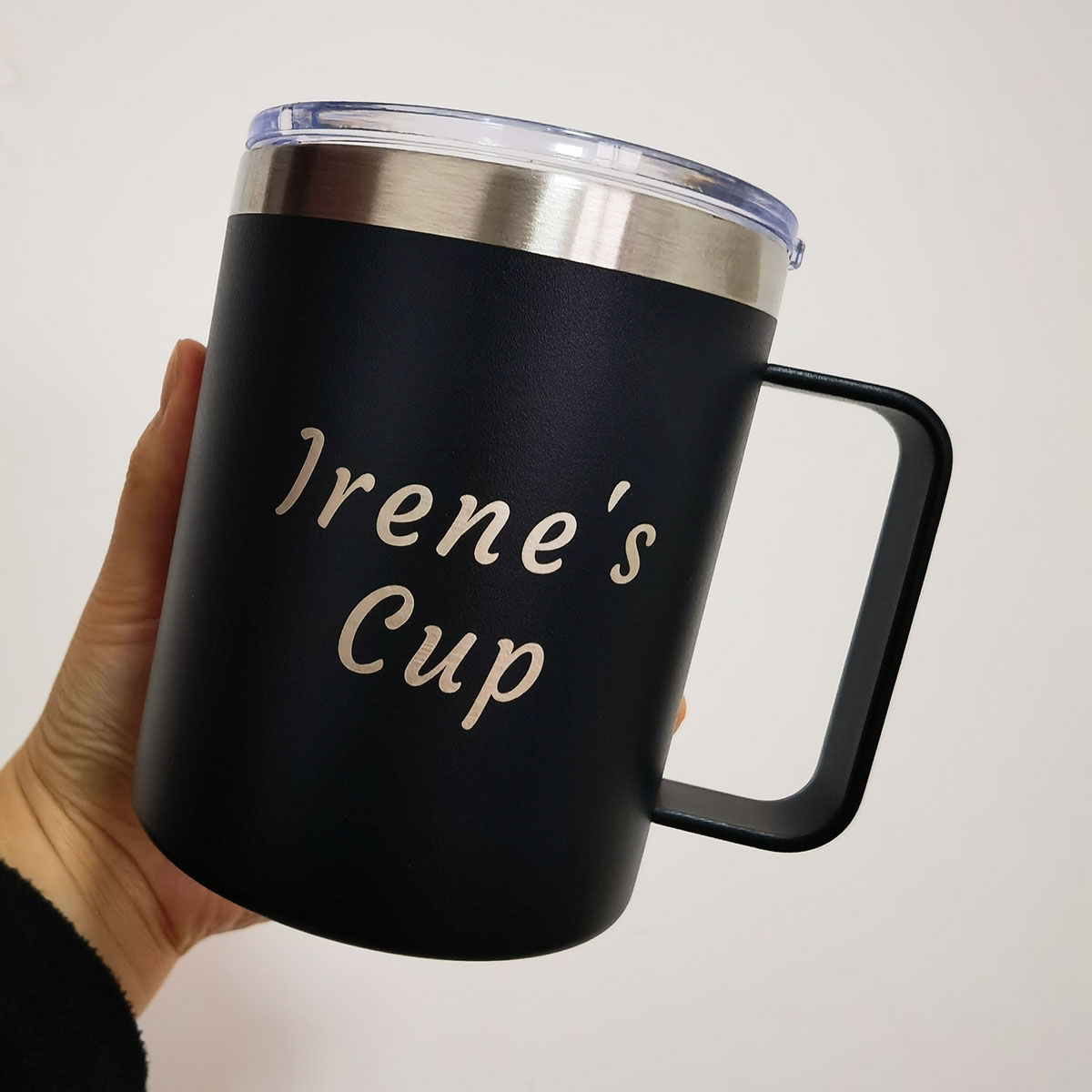 Beer Mug Handled - 16オンス ステンレス製 保温保冷タンブラー 真空断熱マグカップ コーヒーカップ ビールマグ