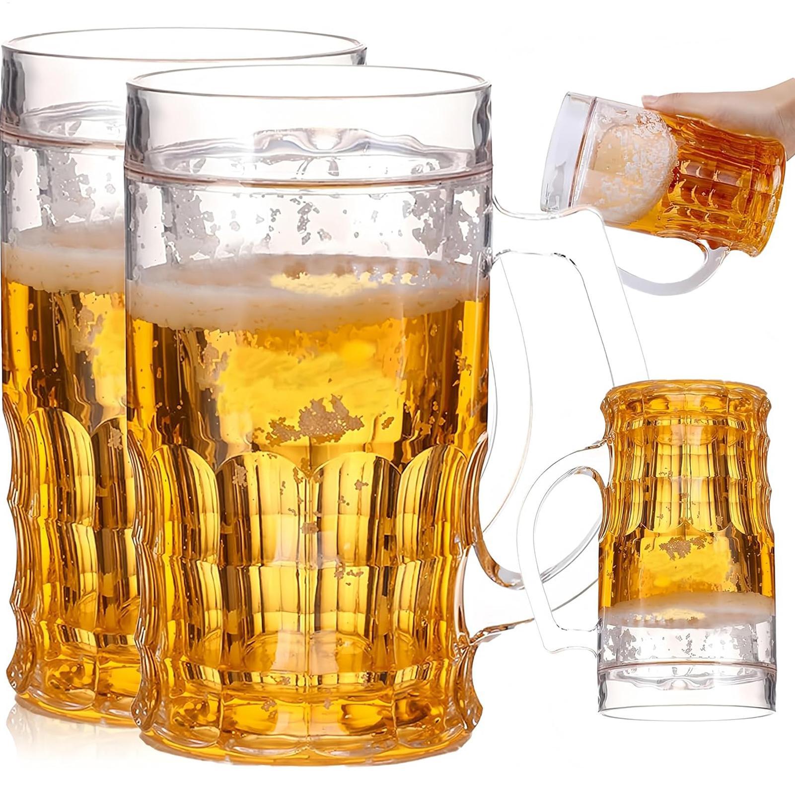 450ml 面白い偽造ビールマグカップ リアルなビールマグカ - Beer Mug Handled のレビューと価格