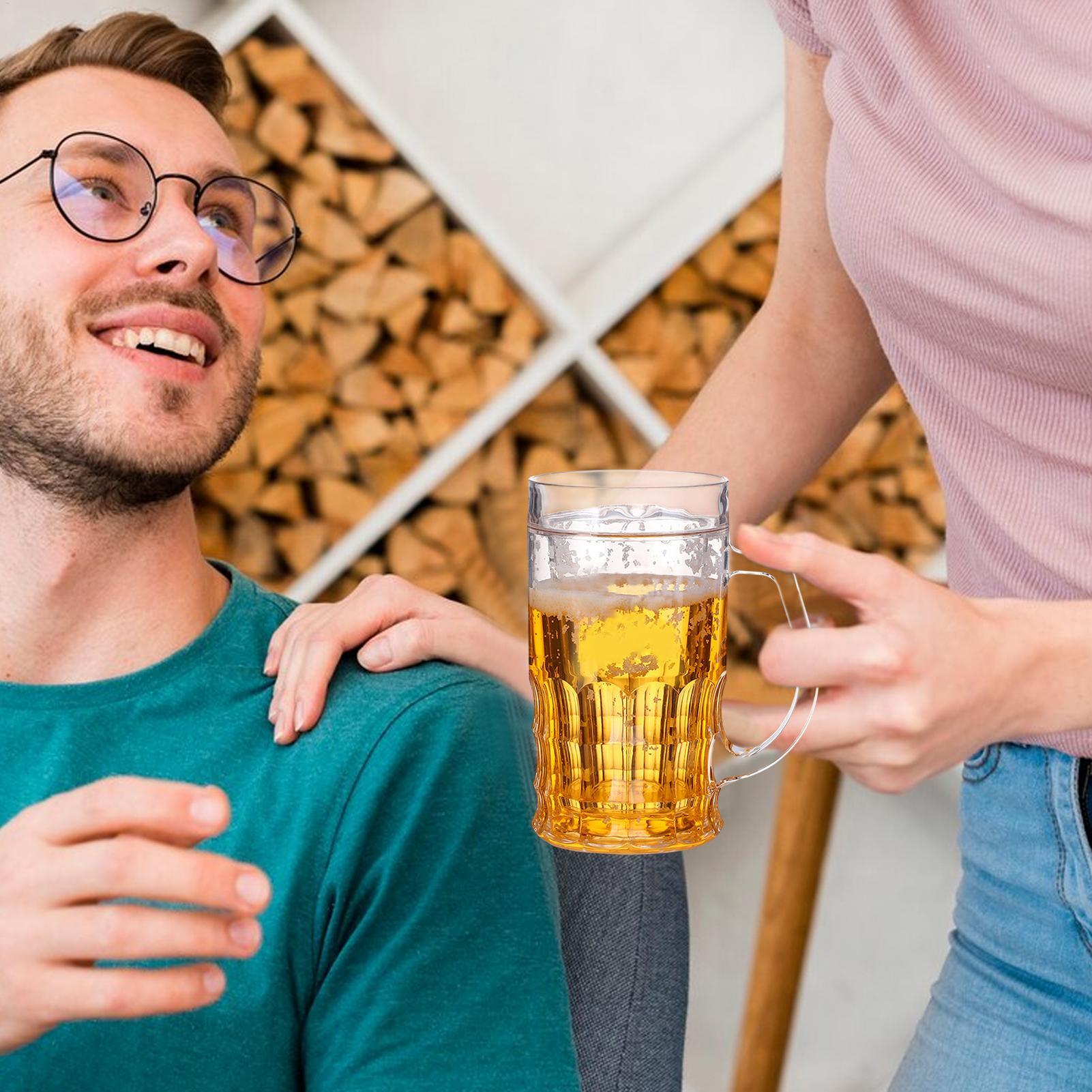 450ml 面白い偽造ビールマグカップ リアルなビールマグカ - Beer Mug Handled のレビューと価格