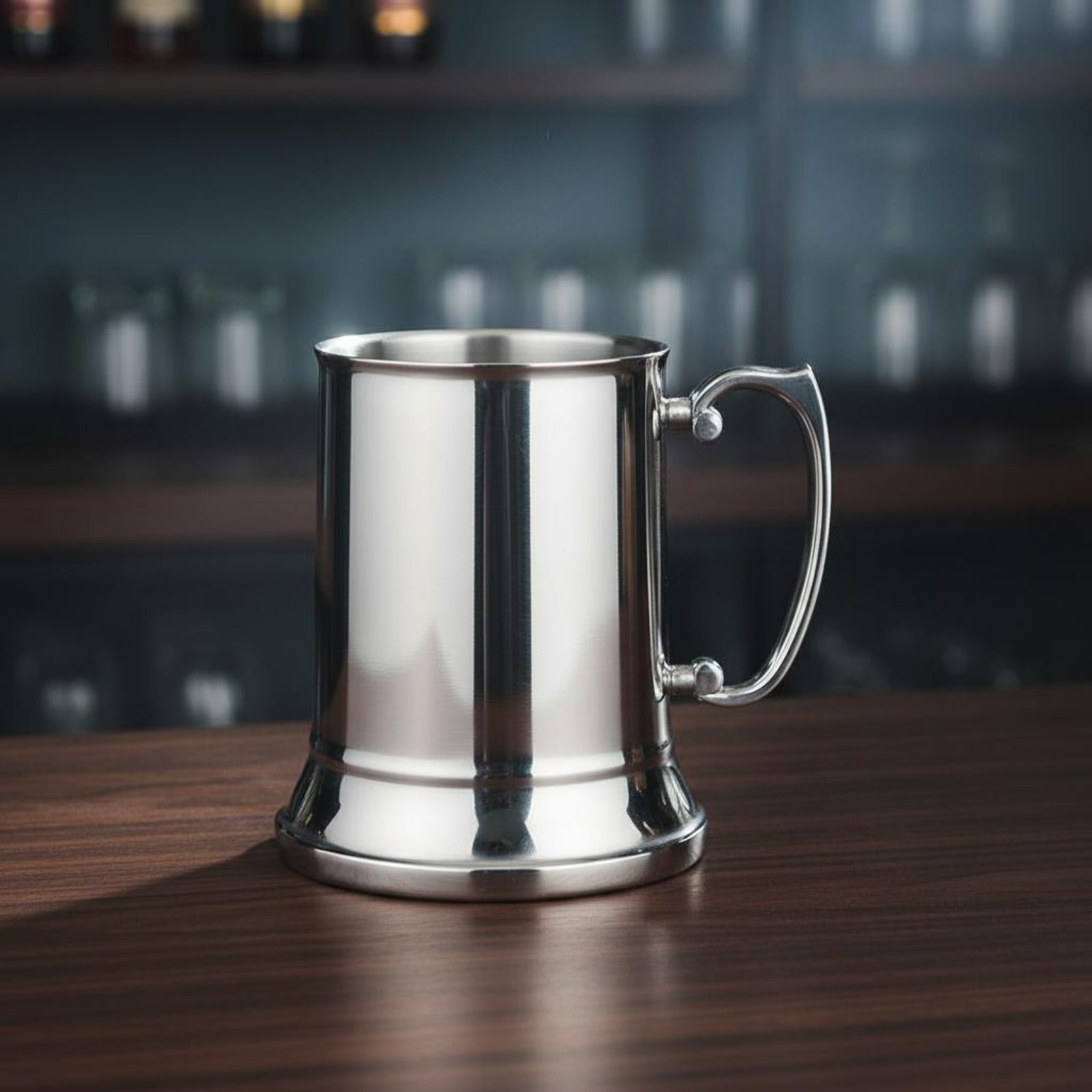 2個入りミックスドリンクマグ メタル仕上げ ステンレススチー - Beer Mug Handled のレビューと価格