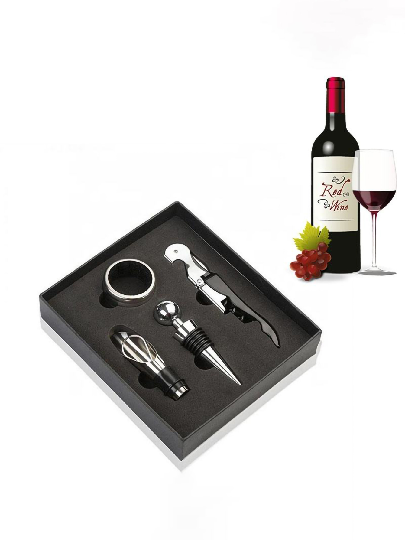 ワインエアレーター,圧力栓抜き,注ぎ口,ストッパー,リング, - Wine Aerator Pour のレビューと価格
