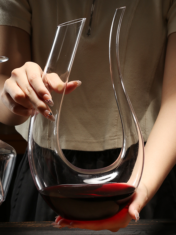 プレミアムガラスワインデカンター 赤ワインエアレーター 家庭 - Wine Aerator Pour のレビューと価格