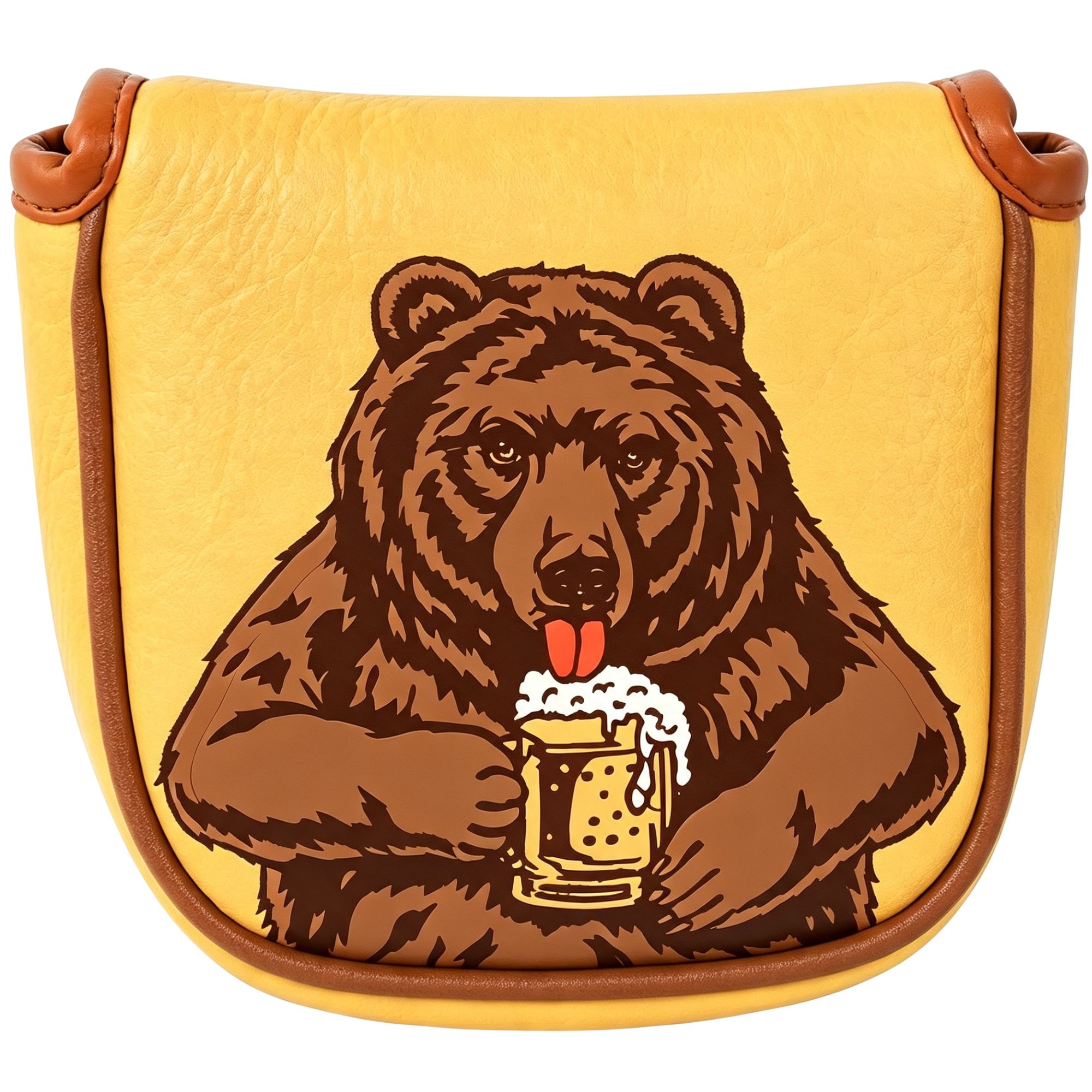 スカル刺繍ゴルフマレットパターヘッドカバー ビールベアデザイ - Beer & Wine Downtown のレビューと価格
