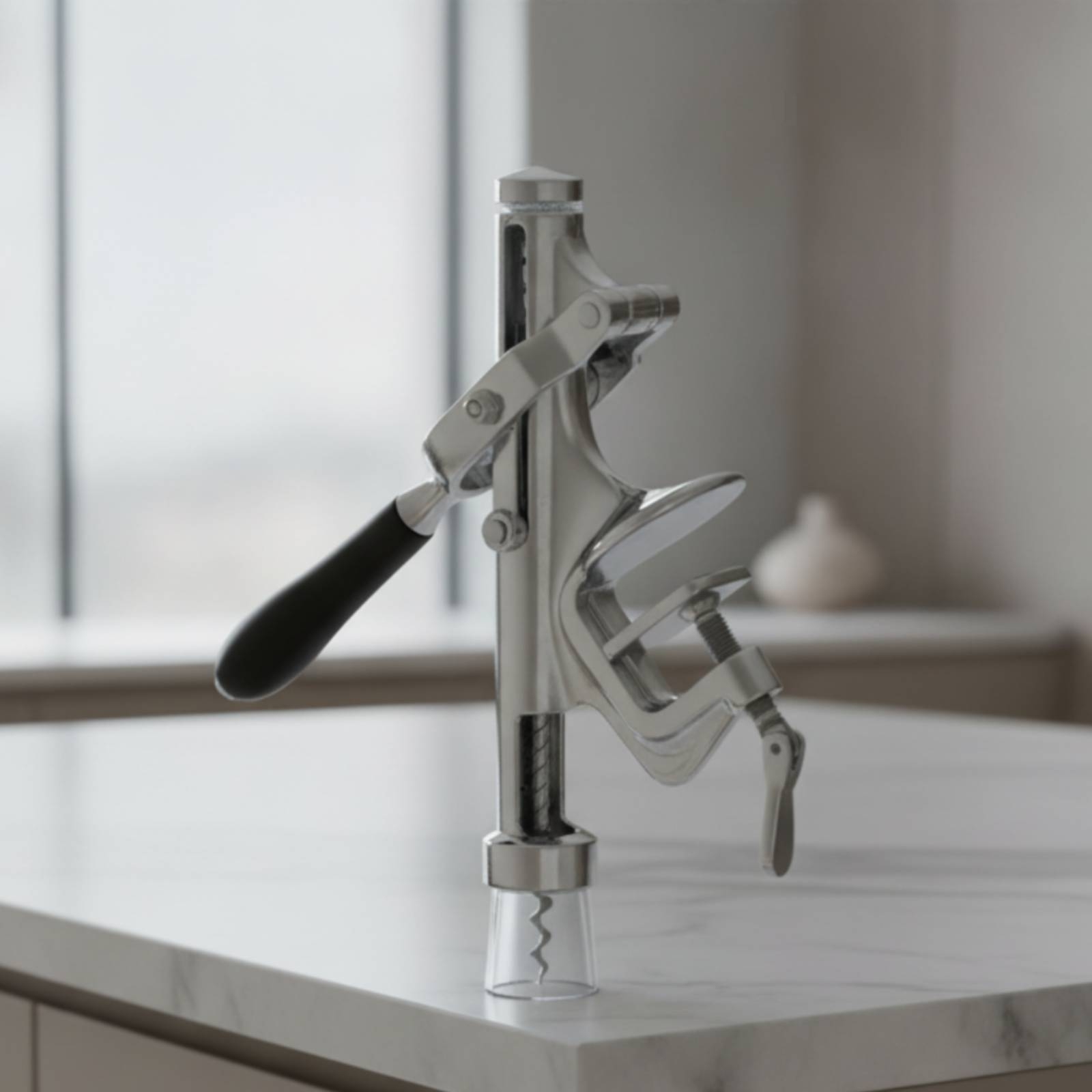 レバーワインオープナー 卓上壁掛けワインオープナー 垂直コル - Cork Screw Lever のレビューと価格