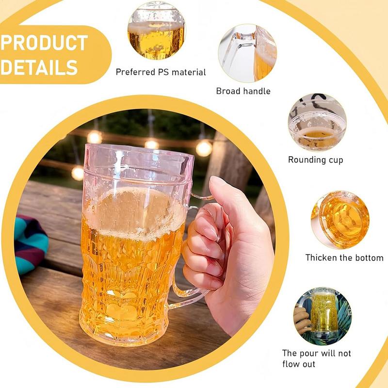 450 ミリリットルおかしい偽ビールジョッキ現実的なビールジ - Beer Mug Handled のレビューと価格