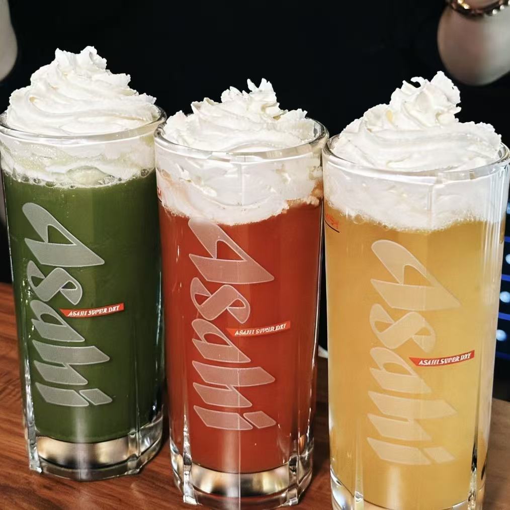アサヒ厚底ビールカップ ハンドル付き 日本料理店向け プレミ - Beer Mug Handled のレビューと価格