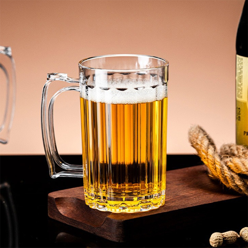 アクリルビールカップ 家庭用マグカップ マグカップ ドリンク - Beer Mug Handled のレビューと価格