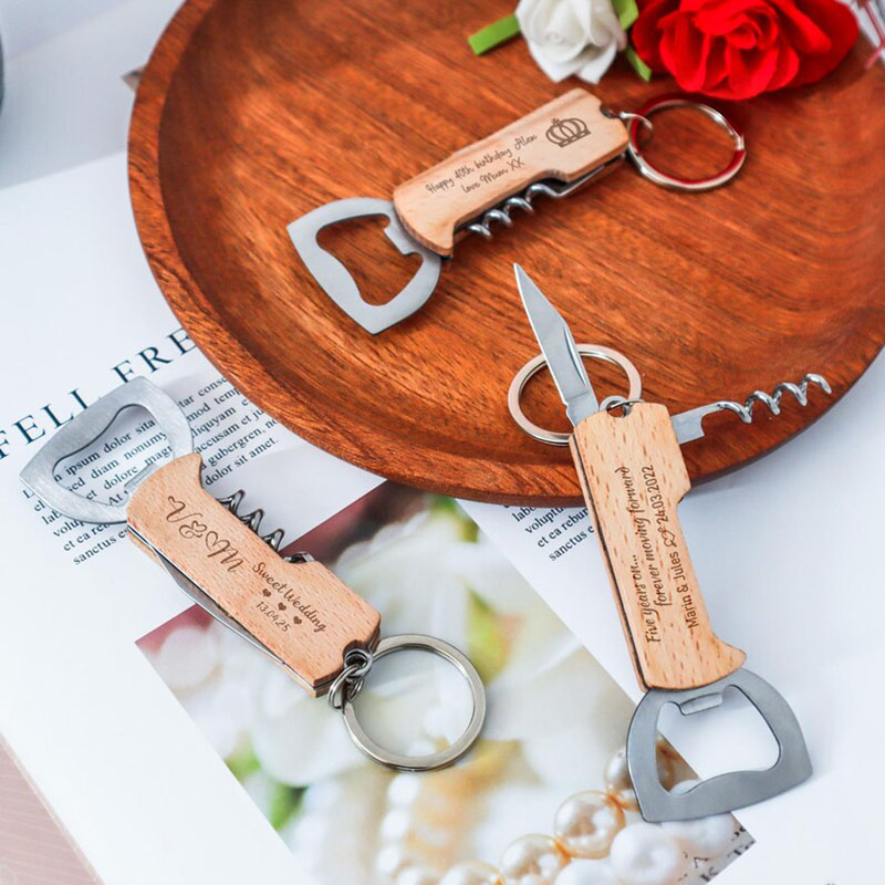 結婚式の贈り物、ワインツール、ワインボトルオープナー、コルク - Wine Beer Opener のレビューと価格