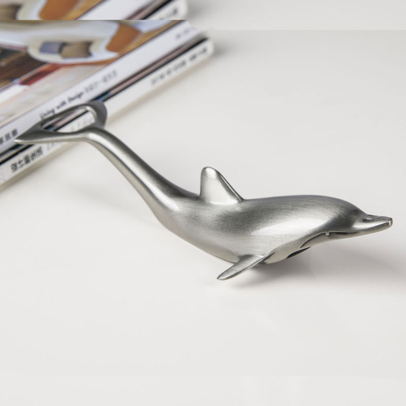 ヨーロッパスタイルのクリエイティブな多機能イルカ型ボトルオー - Wine Beer Opener のレビューと価格