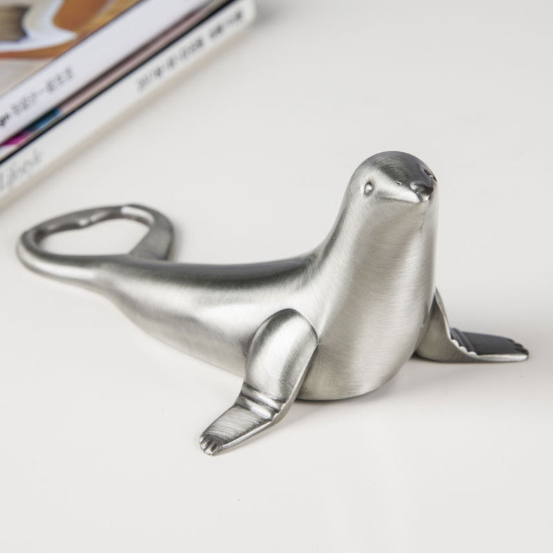ヨーロッパスタイルのクリエイティブな多機能イルカ型ボトルオー - Wine Beer Opener のレビューと価格