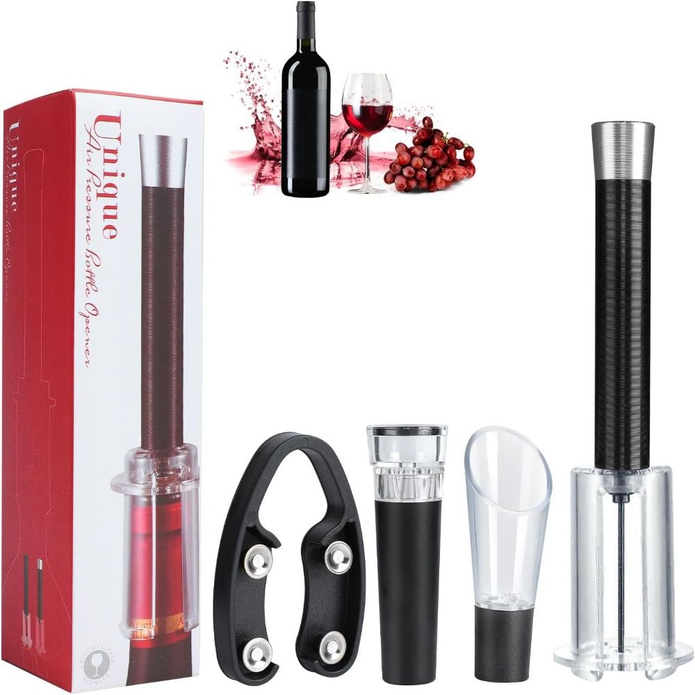 バーアクセサリー ワインボトルオープナーセット アルミ合金  - Wine Beer Opener のレビューと価格