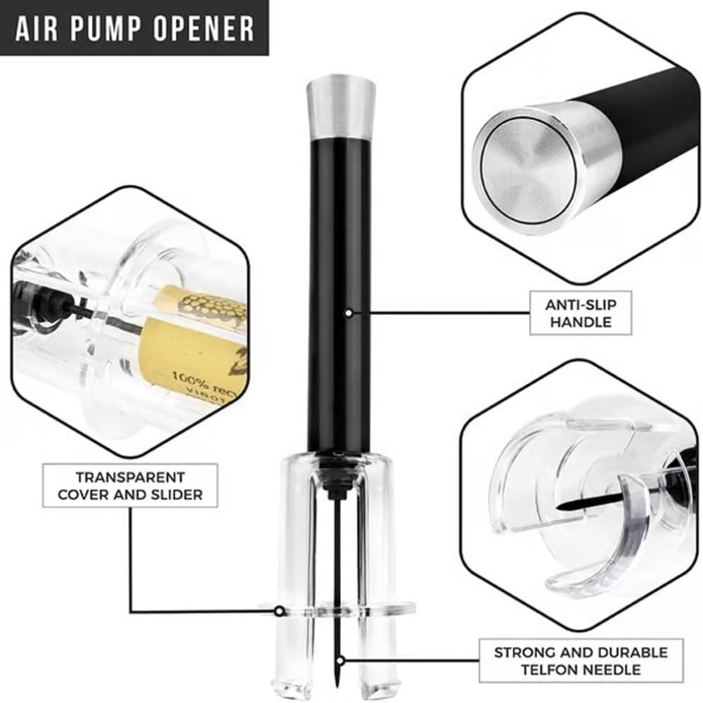バーアクセサリー ワインボトルオープナーセット アルミ合金  - Wine Beer Opener のレビューと価格
