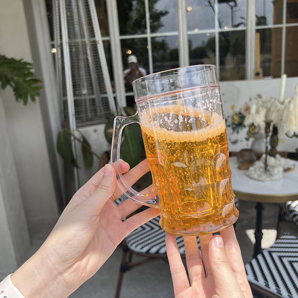 面白い偽ビールジョッキ ハンドル付きリアルなビールジョッキ  - Beer Mug Handled のレビューと価格