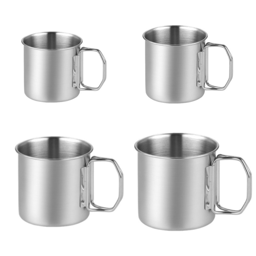 1PC 260/350/660ML ステンレス鋼折りたたみハ - Beer Mug Handled のレビューと価格